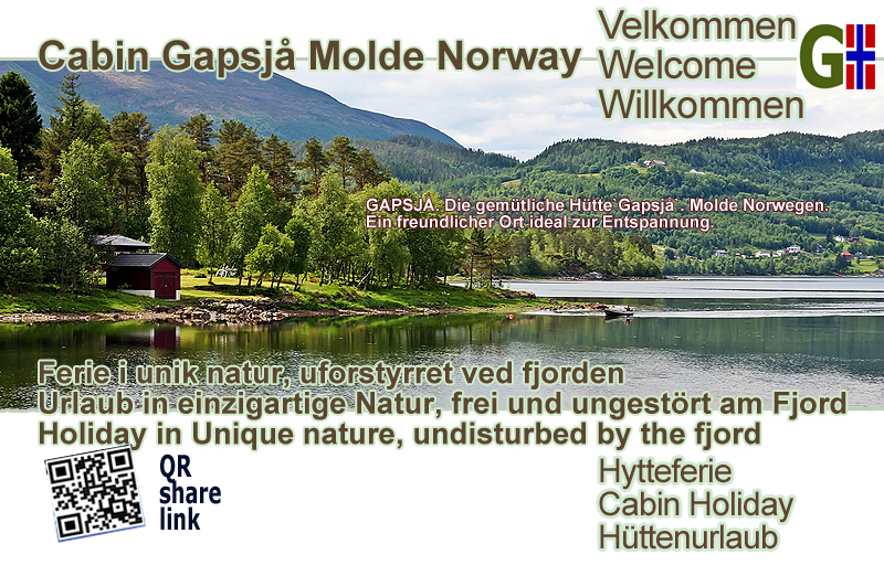 Hytte ferie Cabin Holiday Httenurlaub west Norwegen  am fjord Hytteutleie Leie hytte Molde Sommer 